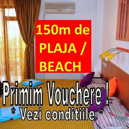 Garsoniere Victor Seaview Aer Conditionat Primim Carduri Vacanta 150 M De Plaja Reyna Beach Apartamento Constança Exterior foto